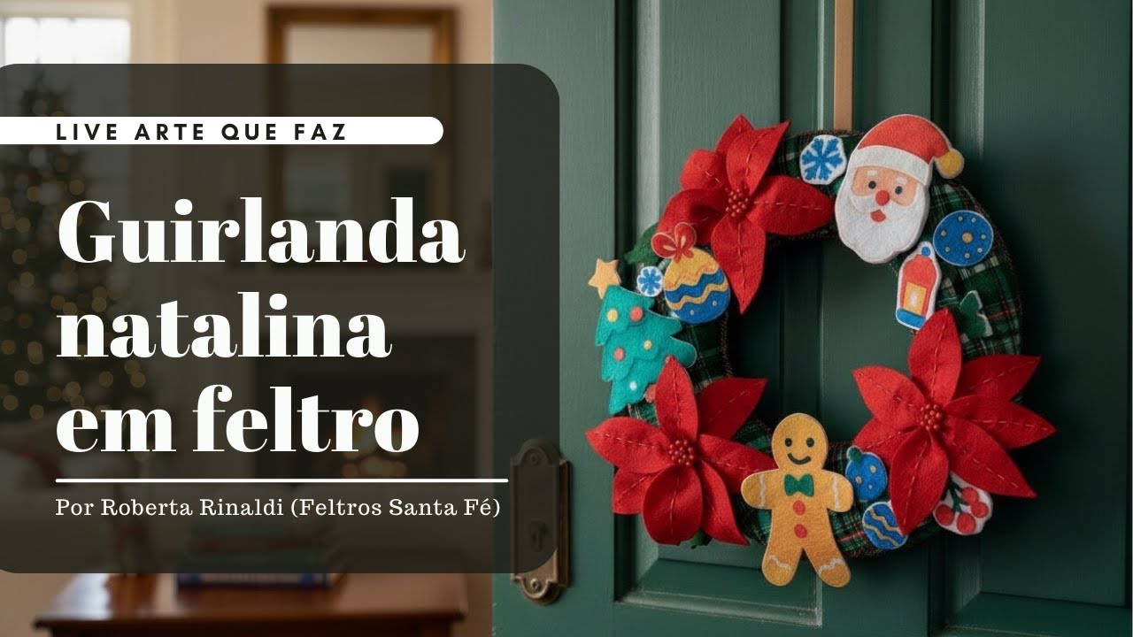 Guirlanda natalina em feltro | por Roberta Rinaldi