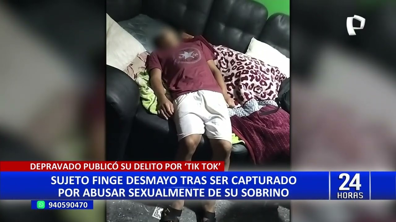 Comas: sujeto finge desmayo tras ser detenido por abusar sexualmente de su sobrino de 10 años