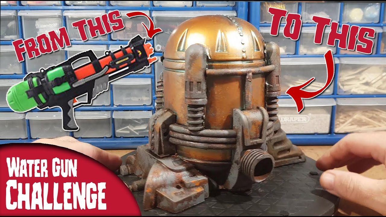 WARHAMMER 40K WATER GUN TERRAIN CHALLENGE!  @Midwinter Minis @Black Magic Craft @Scratch Bashing