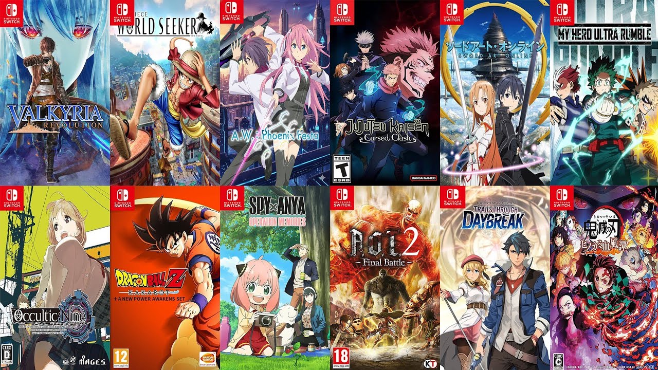 Top 25 Anime Games You Must Play on Nintendo Switch
