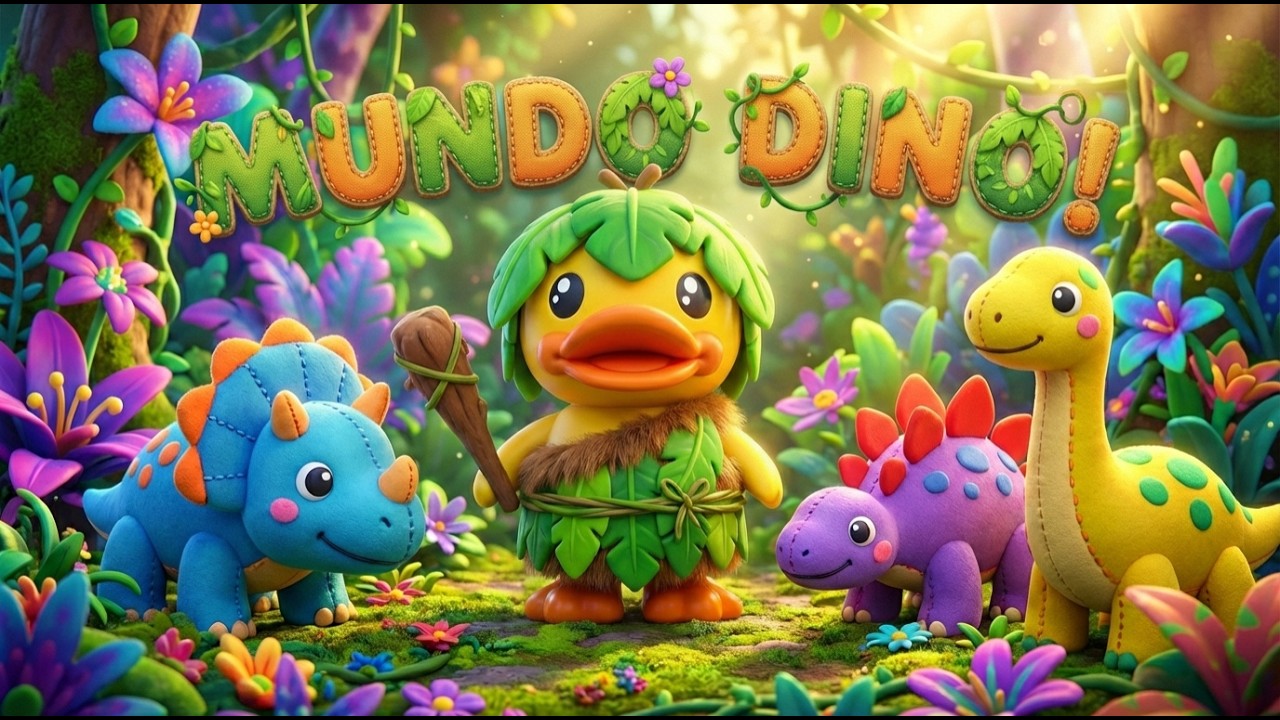 Hora de Imaginar 🌟 Sonho no Mundo dos Dinossauros B.Duck