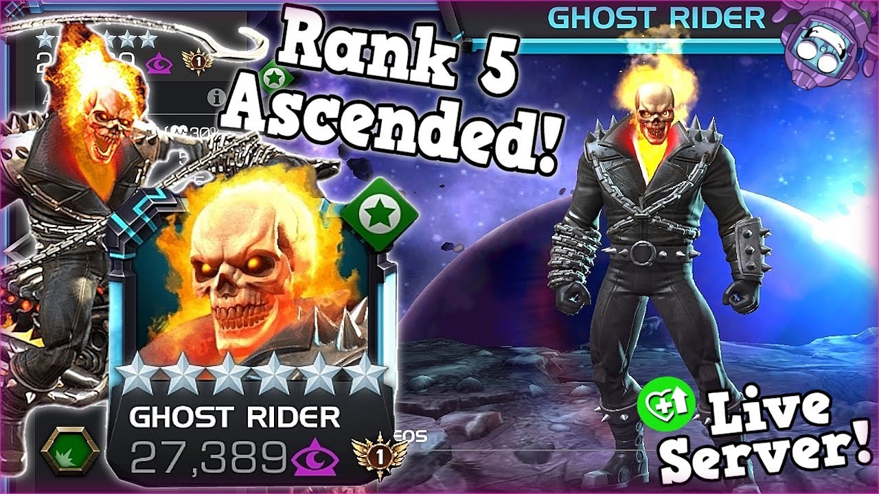 6 Star RANK 5 ASCENDED Ghost Rider! The Heal God is Back! | Marvel Contest of Champions