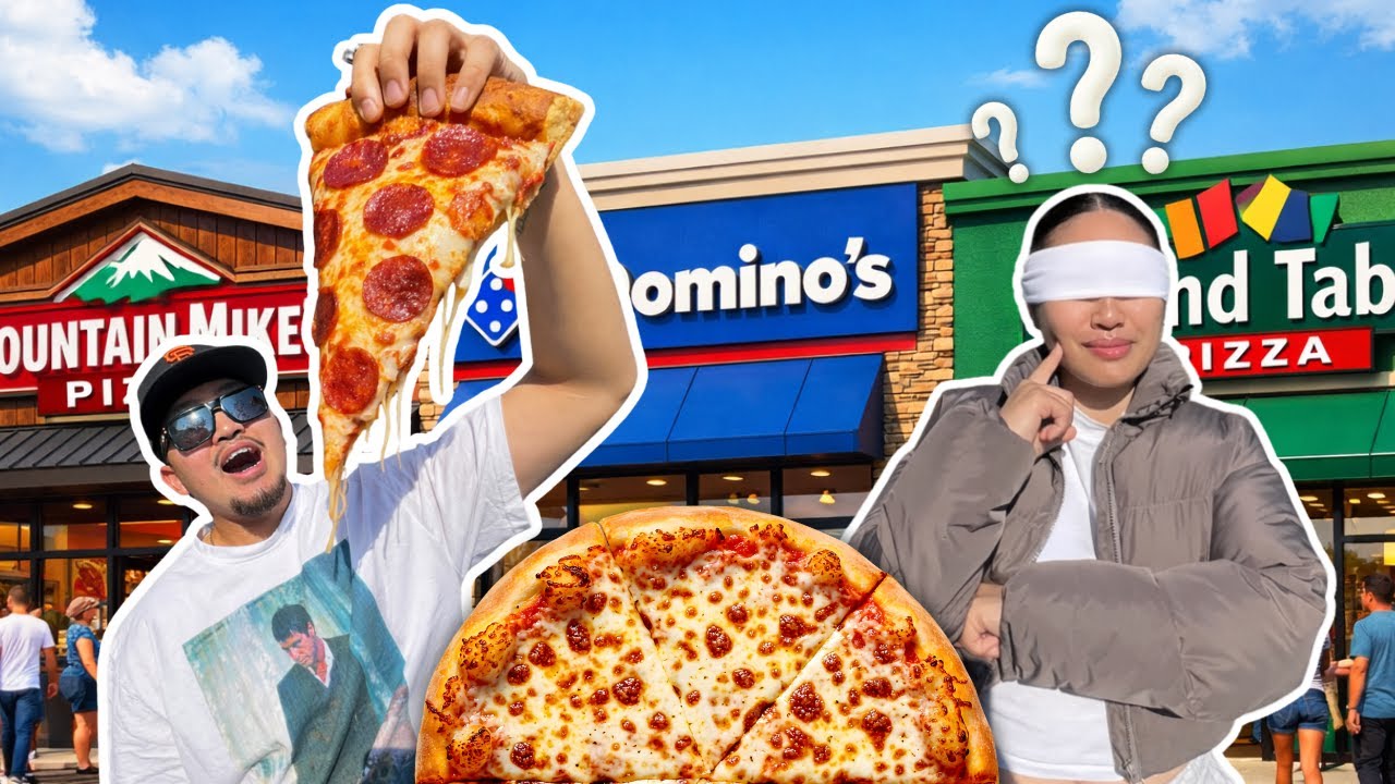 Guessing Pizza Joints Blindfolded!!!