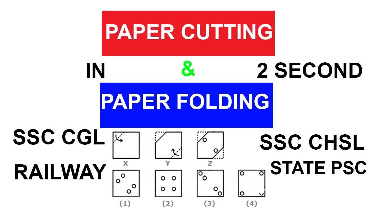 Paper Cutting and Folding | Non-Verbal Reasoning | SSC CGL | SSC CHSL | RAILWAY