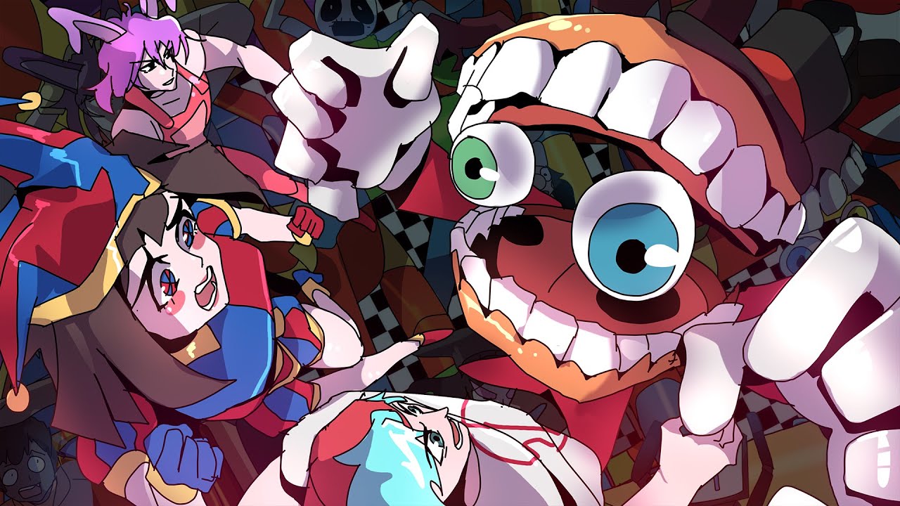 Digitalizing But Everyone Sings It Part 2 ANIMATION | FNF & The Amazing Digital Circus Animation