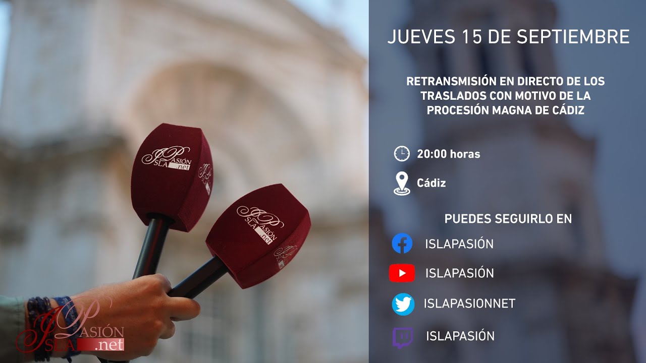 DIRECTO | Primer día de traslados para la Procesión Magna de Cádiz | 2022 | #MagnaCadiz