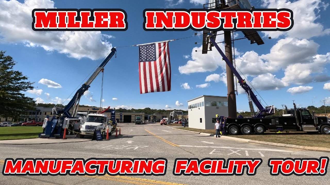 Экскурсия по цеху Miller Industries! Посмотрите, как производятся эвакуаторы! #буксировка #буксир...