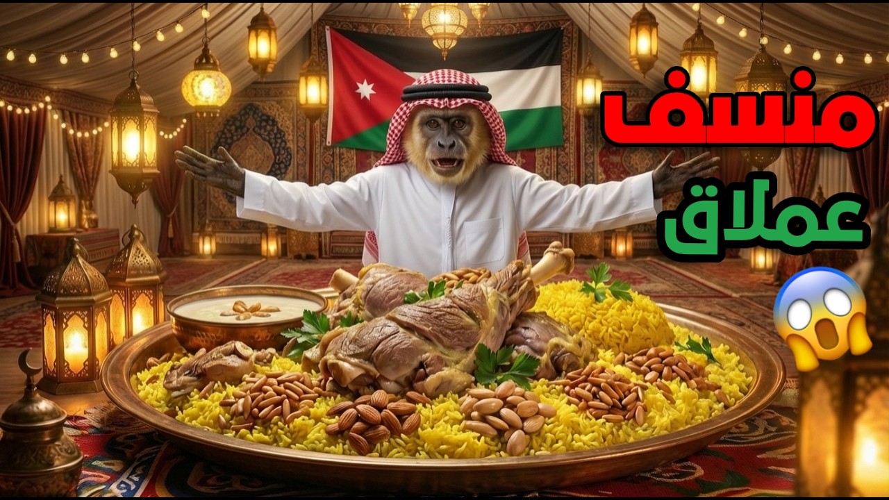 جربت أكبر سدر منسف أردني برمضان… النتيجة صدمتني 😳 فلوق الاردن 🇯🇴
