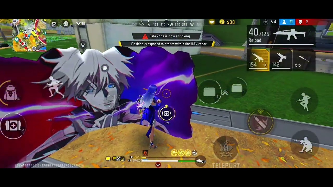 Free fire SOLO B R RANk PUSh GAME PLAY EKADAM NOOB JAISE😭🥹 full video dekhna 🙏