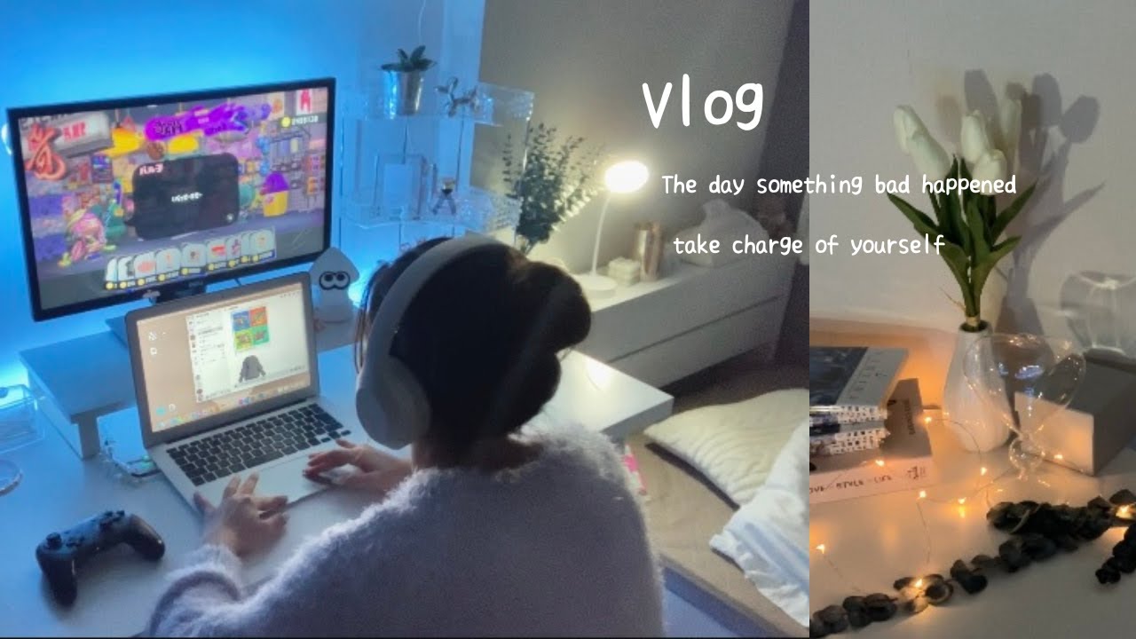 自分の機嫌をとる平日☁️ | とりあえず食べてゲームでしょ | お部屋のアップデート | サイド•オーダー