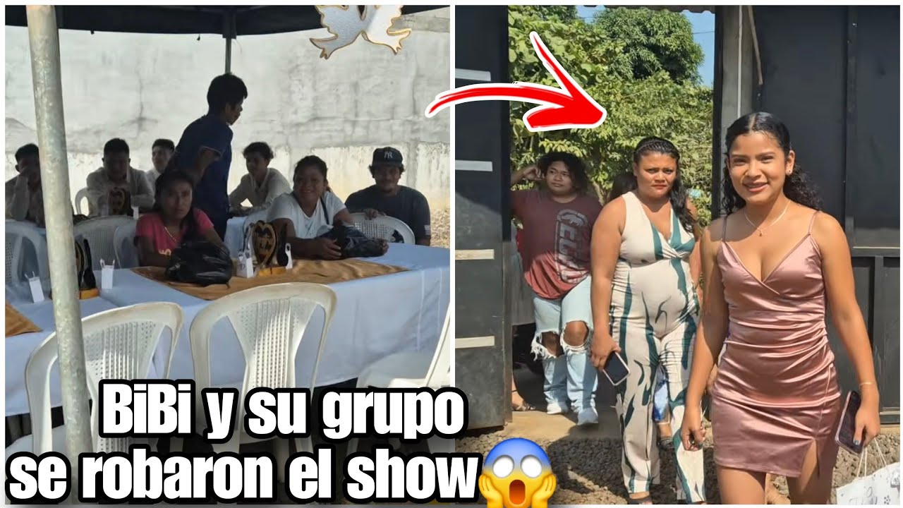 BiBi y su grupo robaron miradas de los demas canales|Así ingresaron ala gran boda 😱