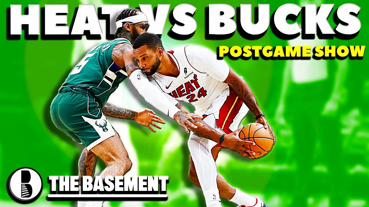 Miami Heat vs Milwaukee Bucks Postgame Show | The Basement Sports Network