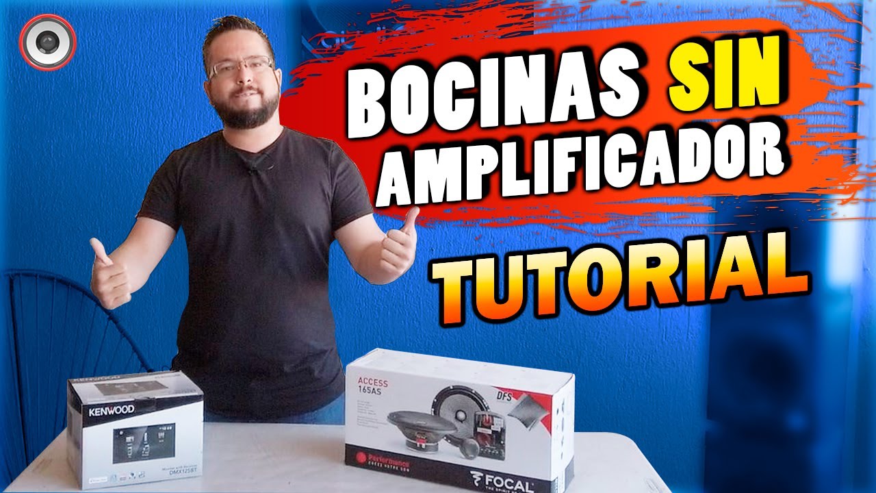 Instala tus bocinas sin amplificador 😱 ¡no creerás lo fácil que es!