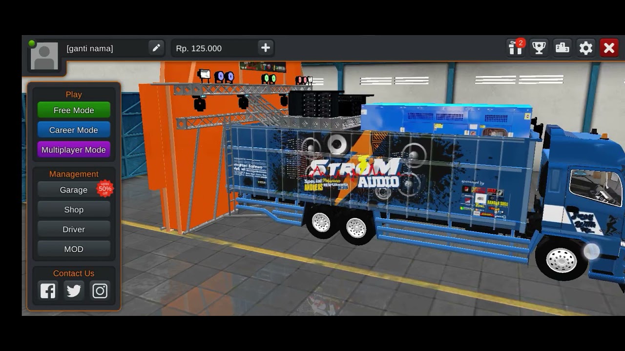new DJ truck game real Aa chuka hai dost 🚛🚛🚛🚚🚚 abhi kare