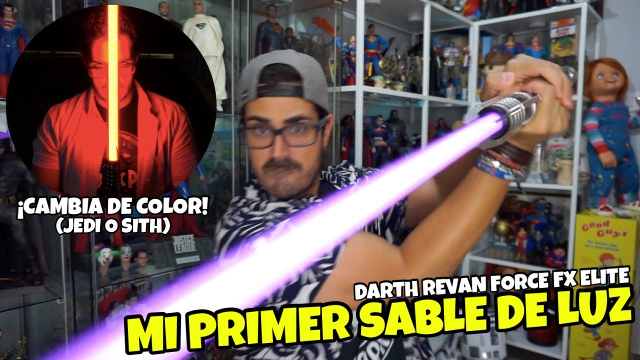 ¡Mi primer SABLE DE LUZ! Unboxing ÉPICO y salimos a la calle a probarlo 😱