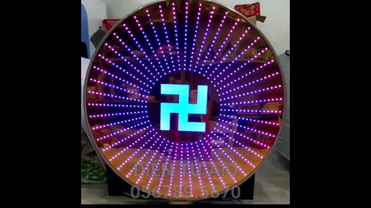 Giới thiệu mẫu đèn hào quang fullcolor hiệu ứng mới - giá siêu rẻ