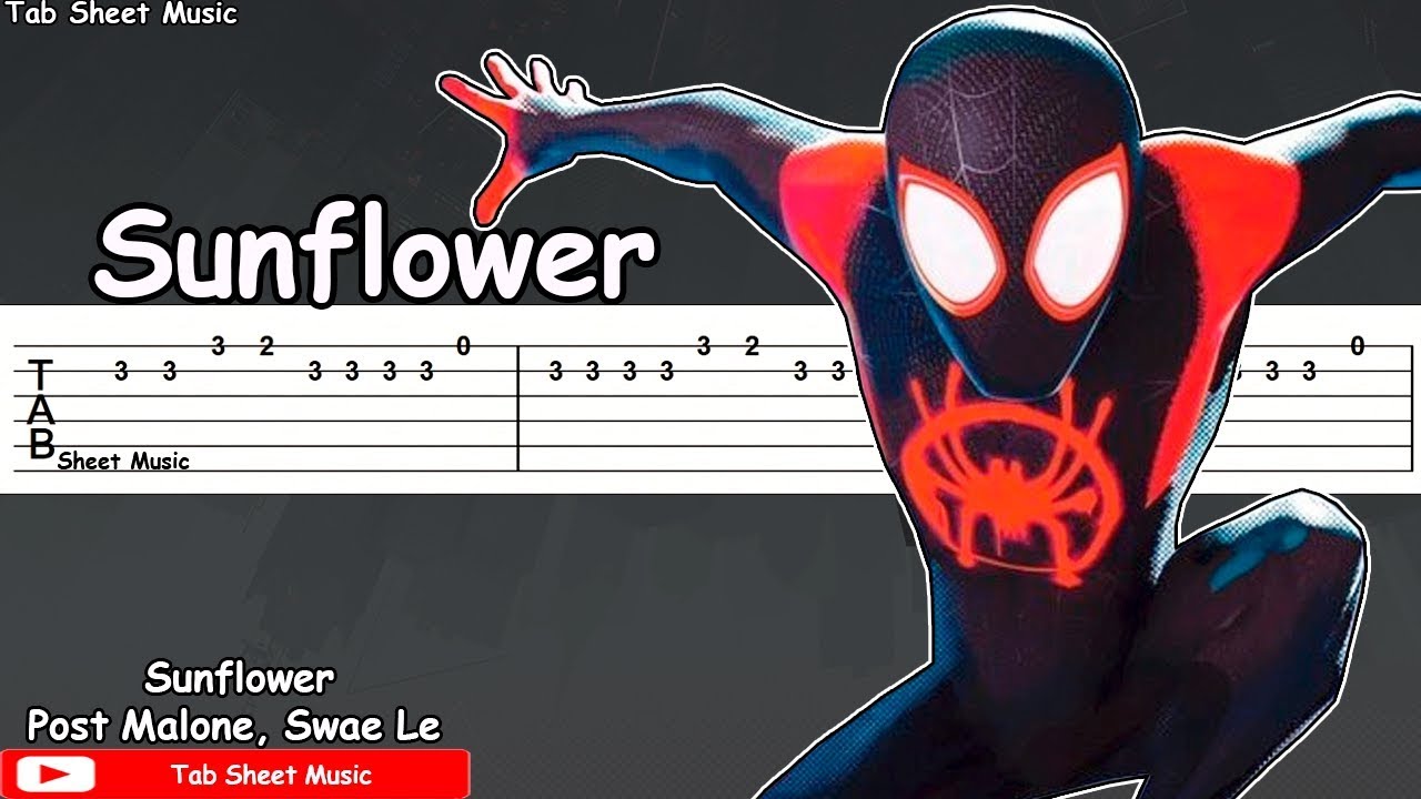 Sunflower - Post Malone, Swae Lee Guitar Tutorial