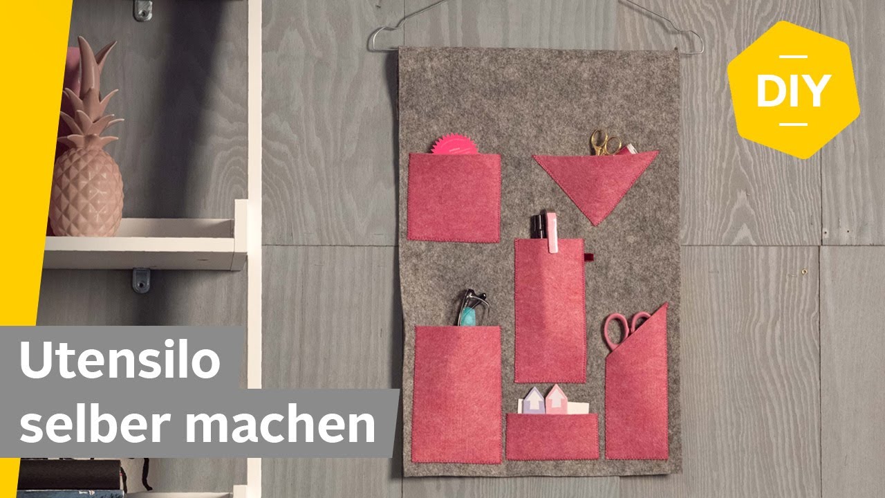 DIY: Utensilo selber n&auml;hen - Ordnung f&uuml;r die Wand | Roombeez &ndash; powered by OTTO