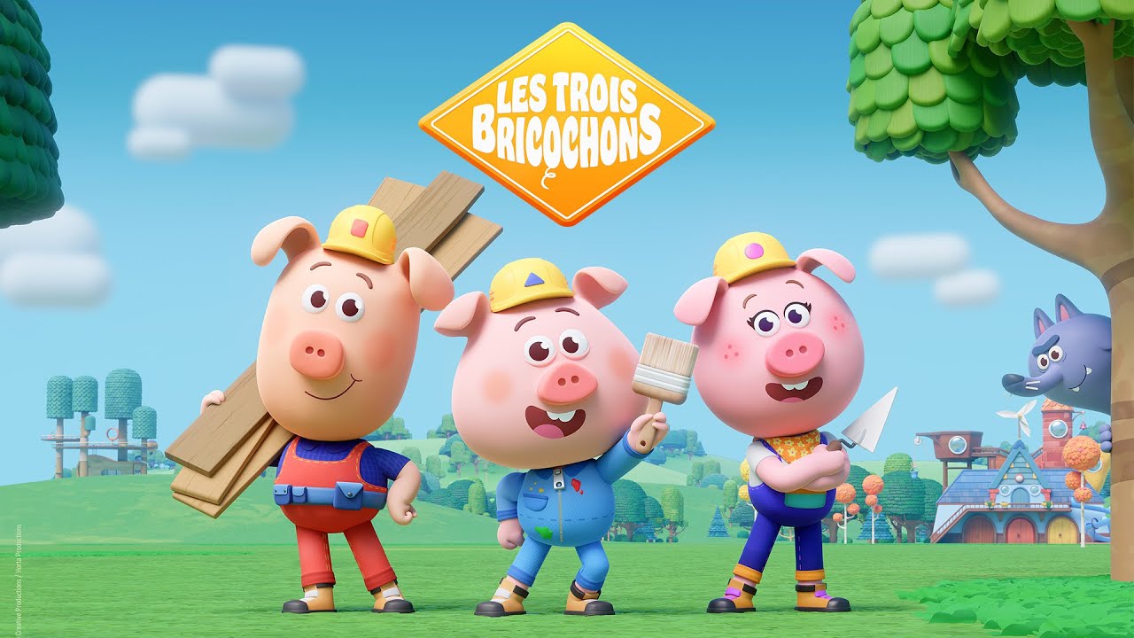 Découvre les Trois Bricochons ! Le nouveau dessin animé préféré des enfants