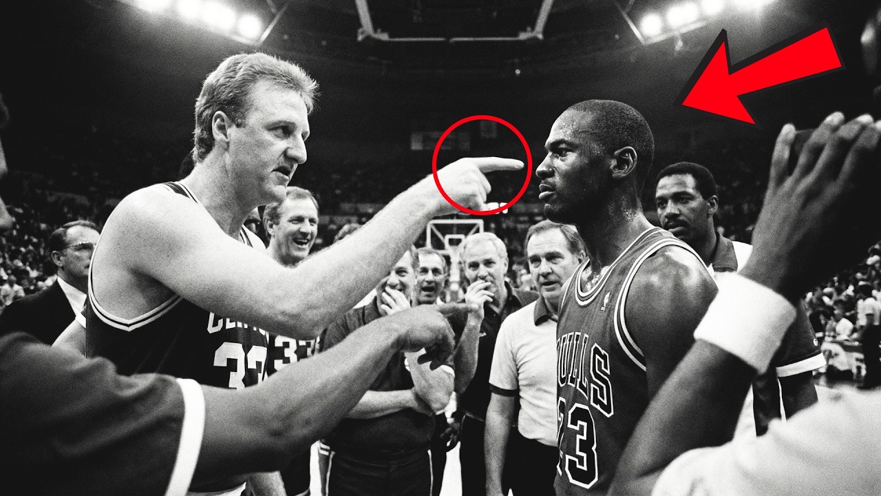 Larry Bird Rió al Ver a Michael Jordan Calentar — Salió del Estadio en Silencio