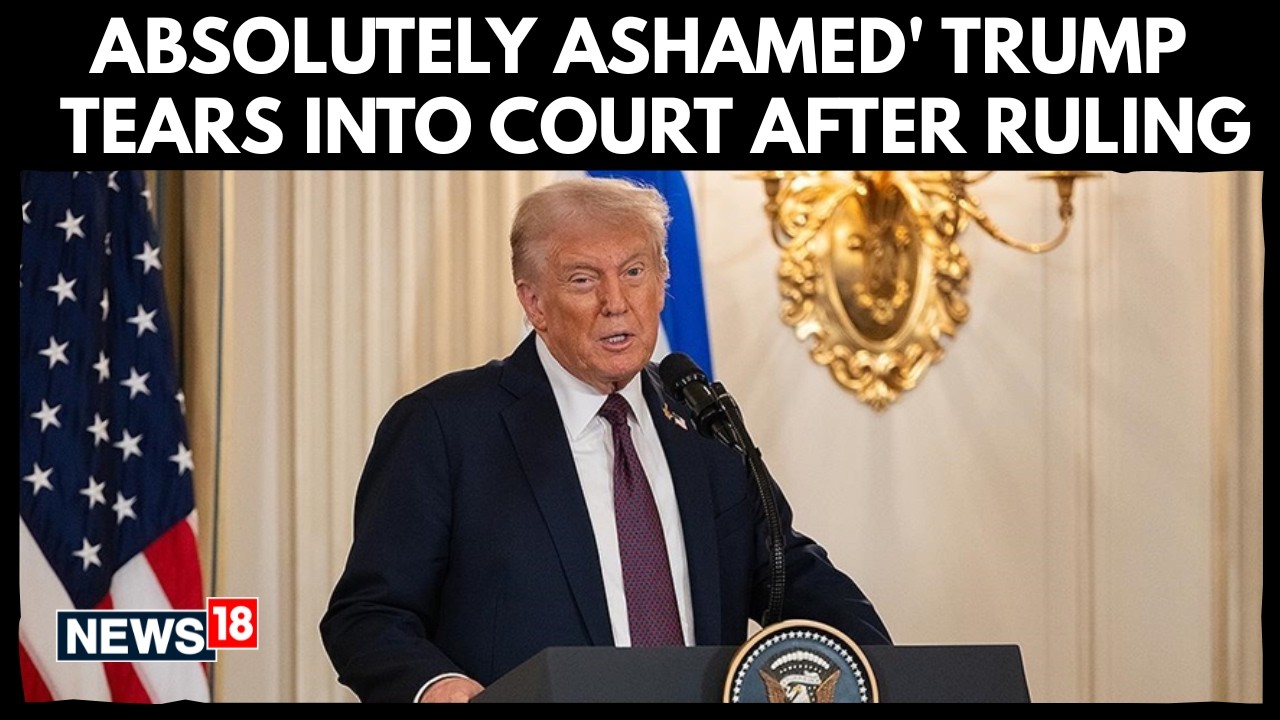 'Deeply Disappointed': Trump Says He's 'Ashamed' Of Supreme Court Judges After Tariff Verdict | N18G