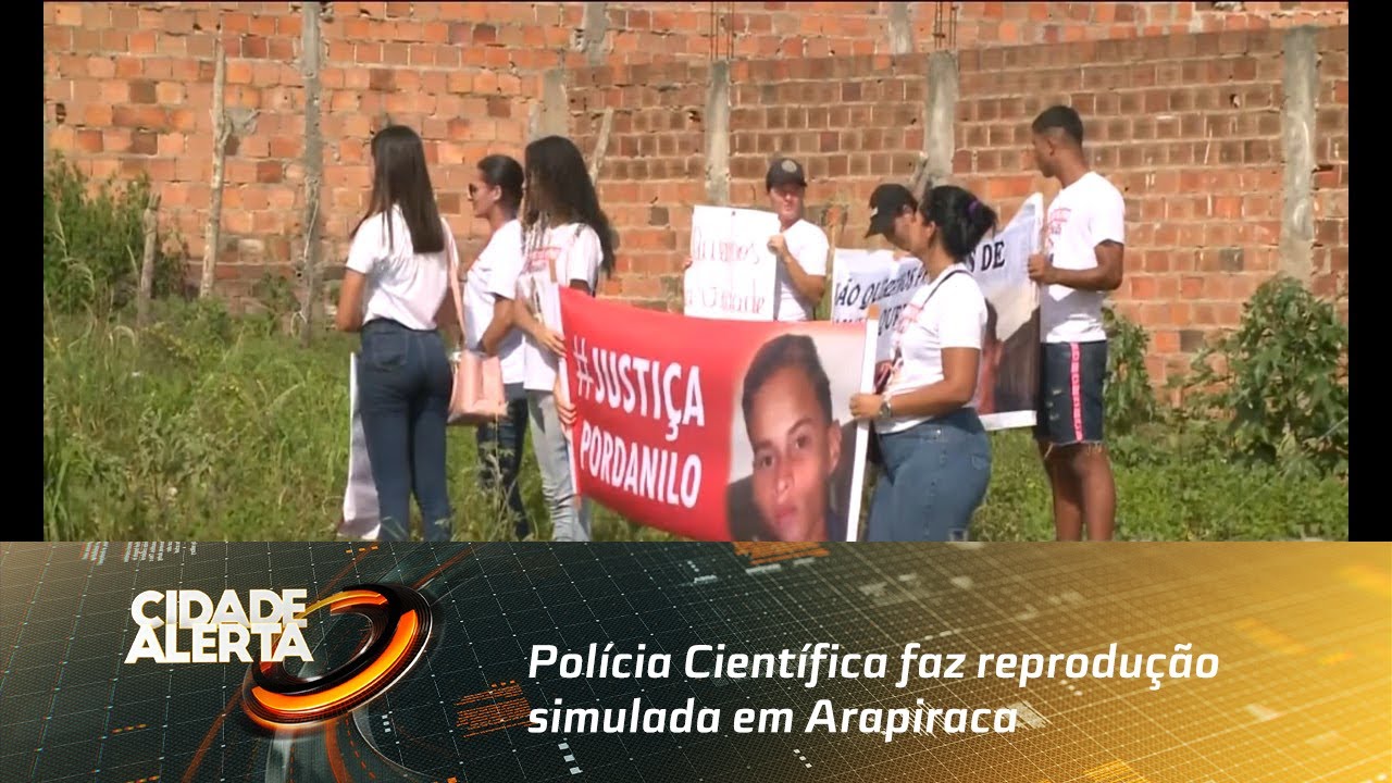Polícia Científica faz reprodução simulada em Arapiraca
