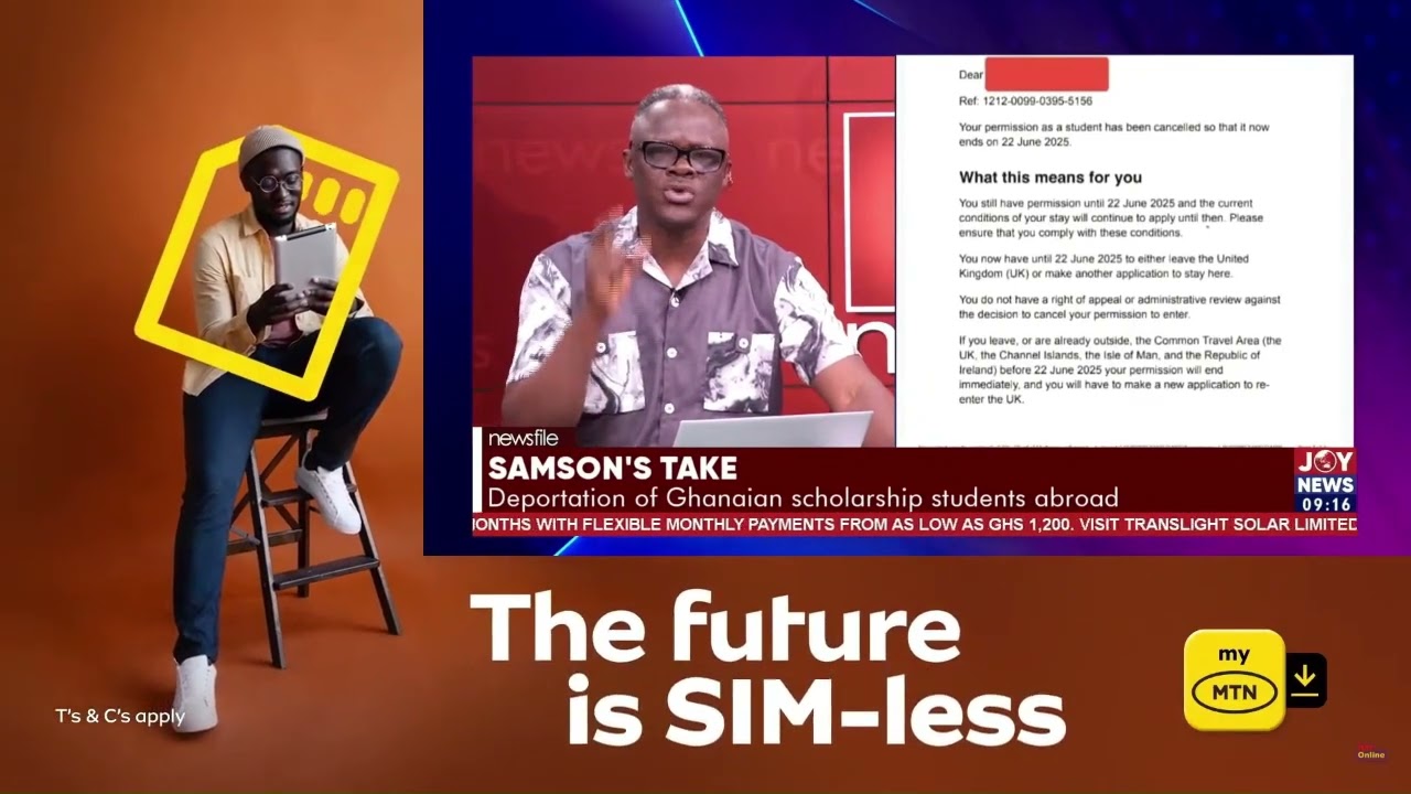 SAMSON'S TAKE: Deportation of Ghanaian Scholarship Students Abroad || #Newsfile