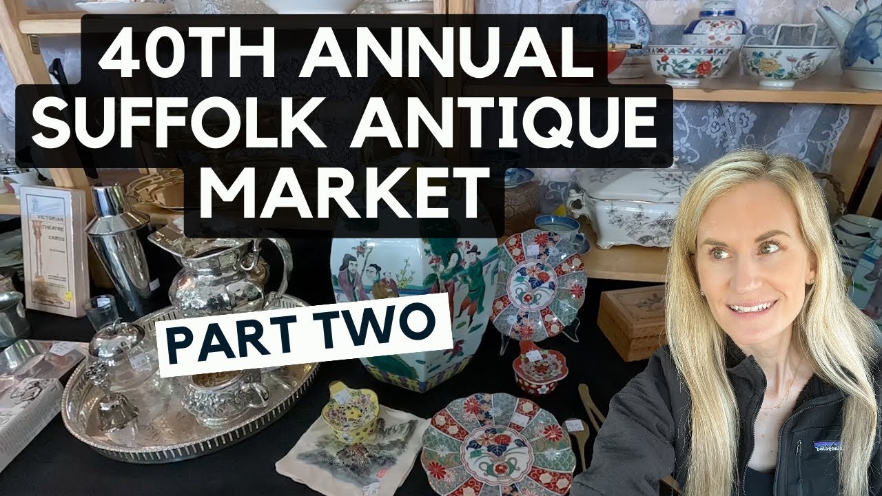 Exploring the 40th Annual Suffolk Antique Market Part Two – Shop With Me!