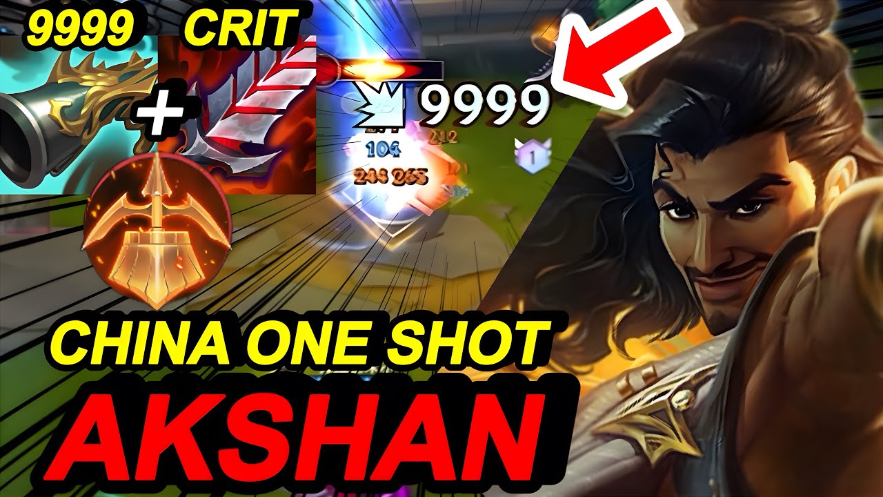 Wild Rift China Akshan Mid - Early Game Broken OP Champion - Build Rune - China Server Rank Gameplay
