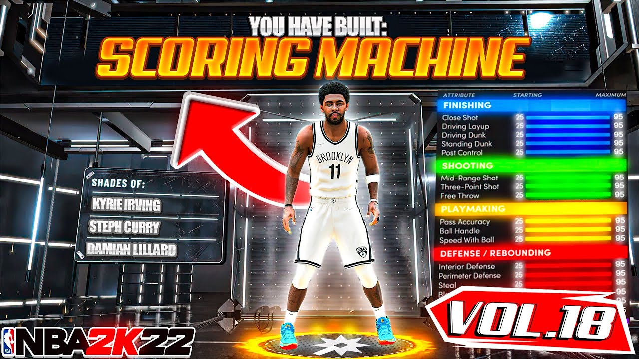 BEST SCORING MACHINE BUILD ON NBA 2K22! RARE BUILD SERIES VOL. 18