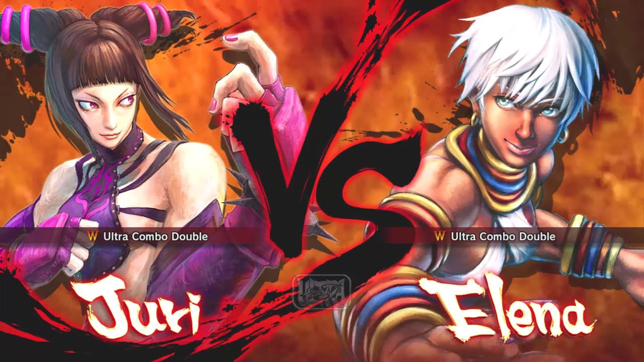 Ultra Street Fighter 4 - Juri Vs Elena [Hardest]