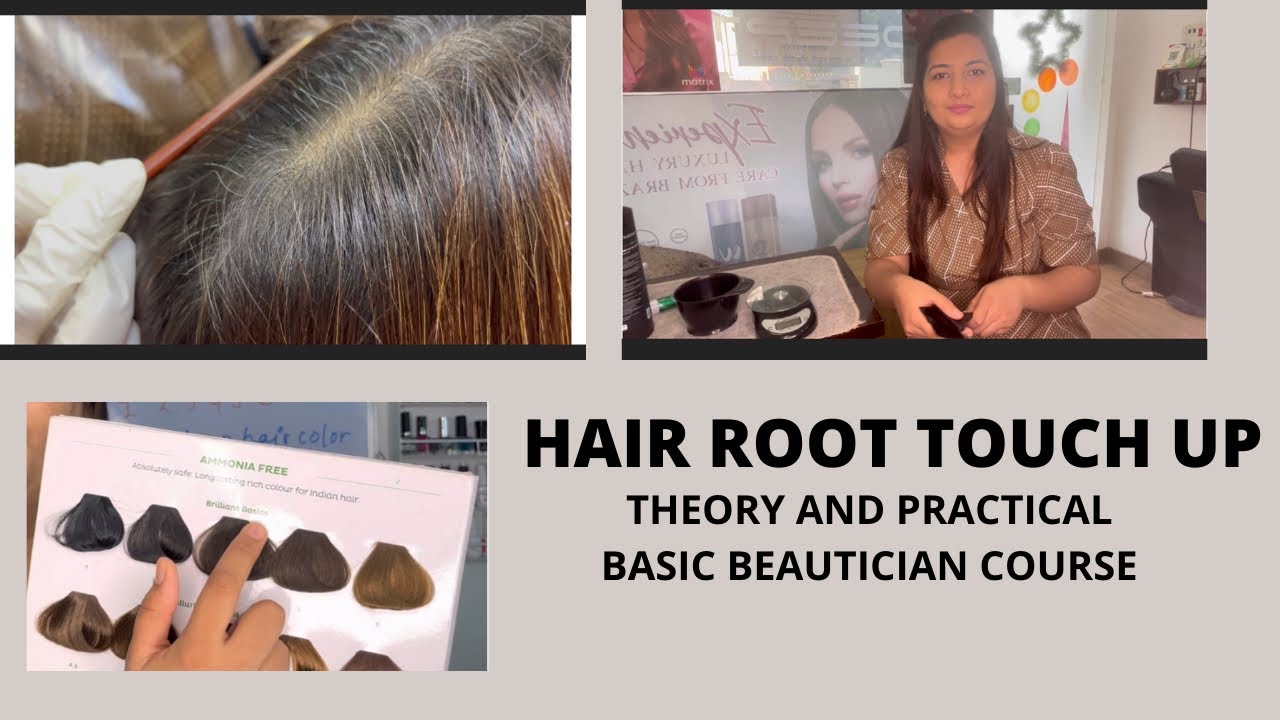 Basic  beautician course | hair root touch up | theory and practical | Godrej professional | varada