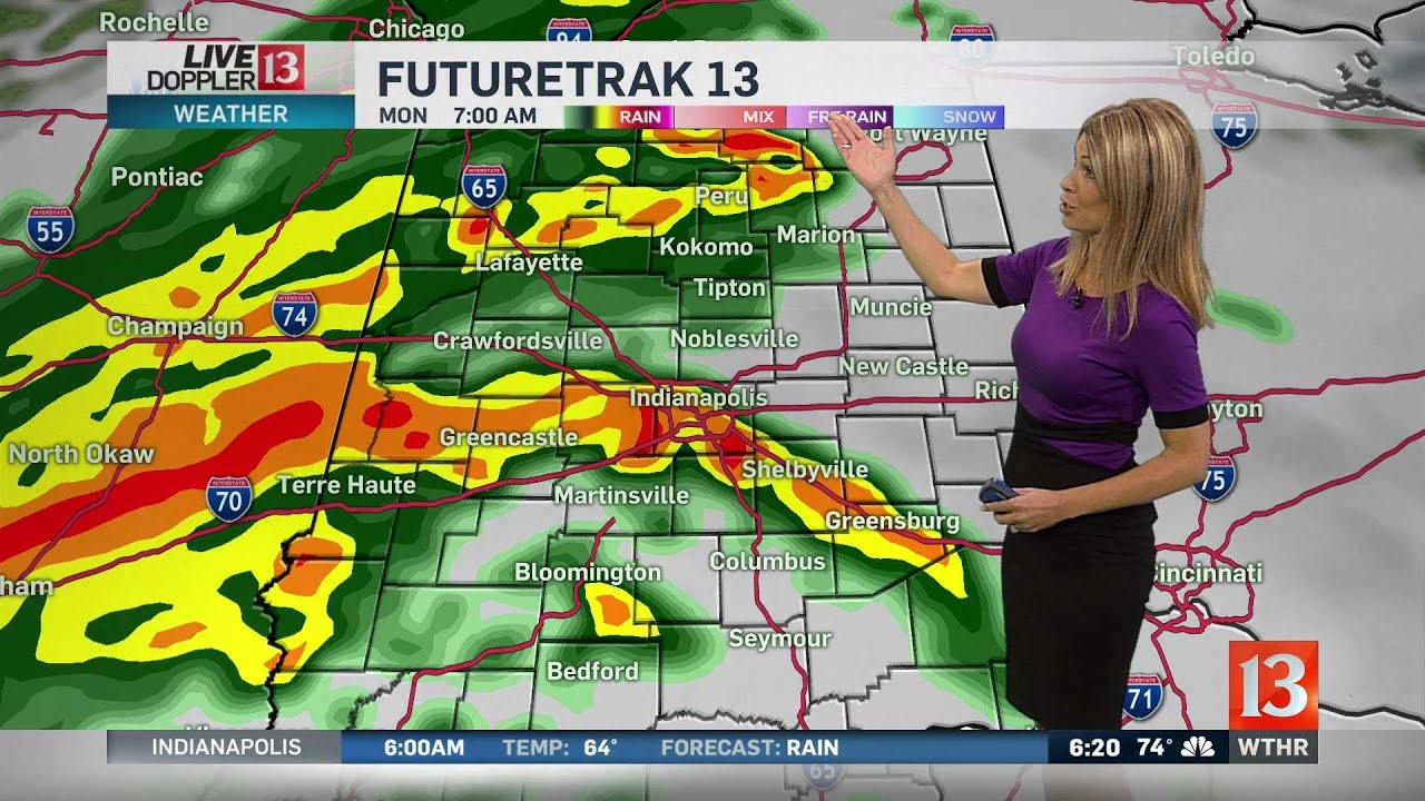 Sunday 6pm forecast