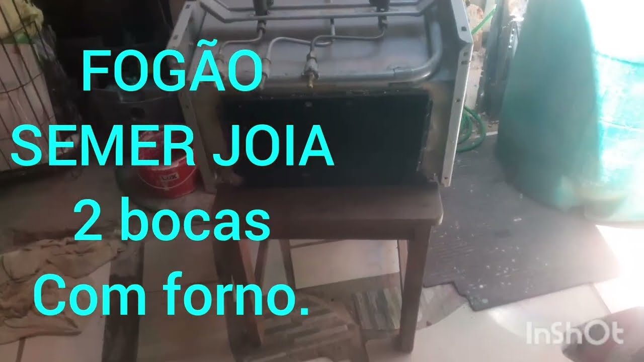 3) Como montar o fogão SEMER JOIA duas bocas com forno. 