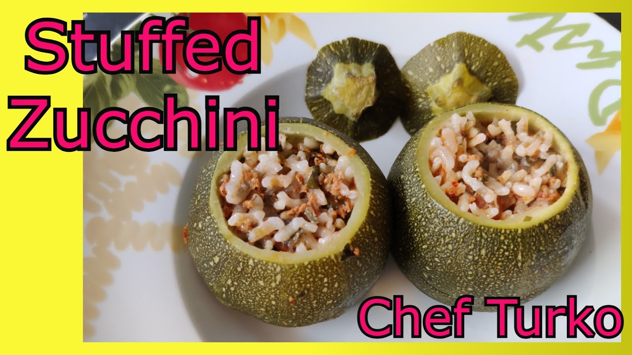 Как сделать фаршированные кабачки?  l Фаршированные кабачки с рисом и мясом