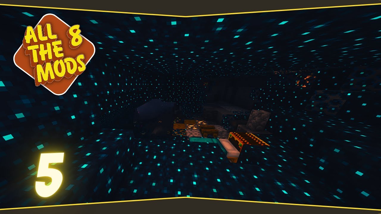 All The Mods 8 # ep 5 : Mining Dimension & AllTheModium X-Ray [ FR ]