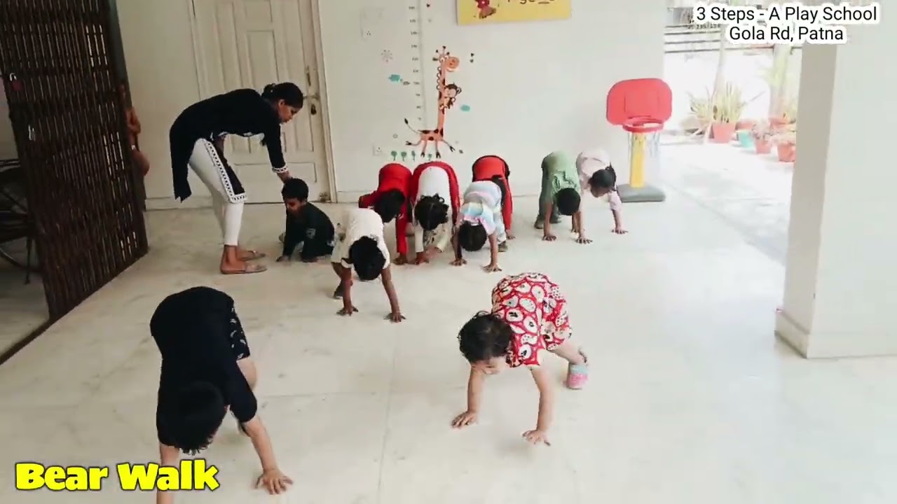 Animal walks to boost preschoolers' motor skills, strength, balance, & coordination#boostbrainpower 