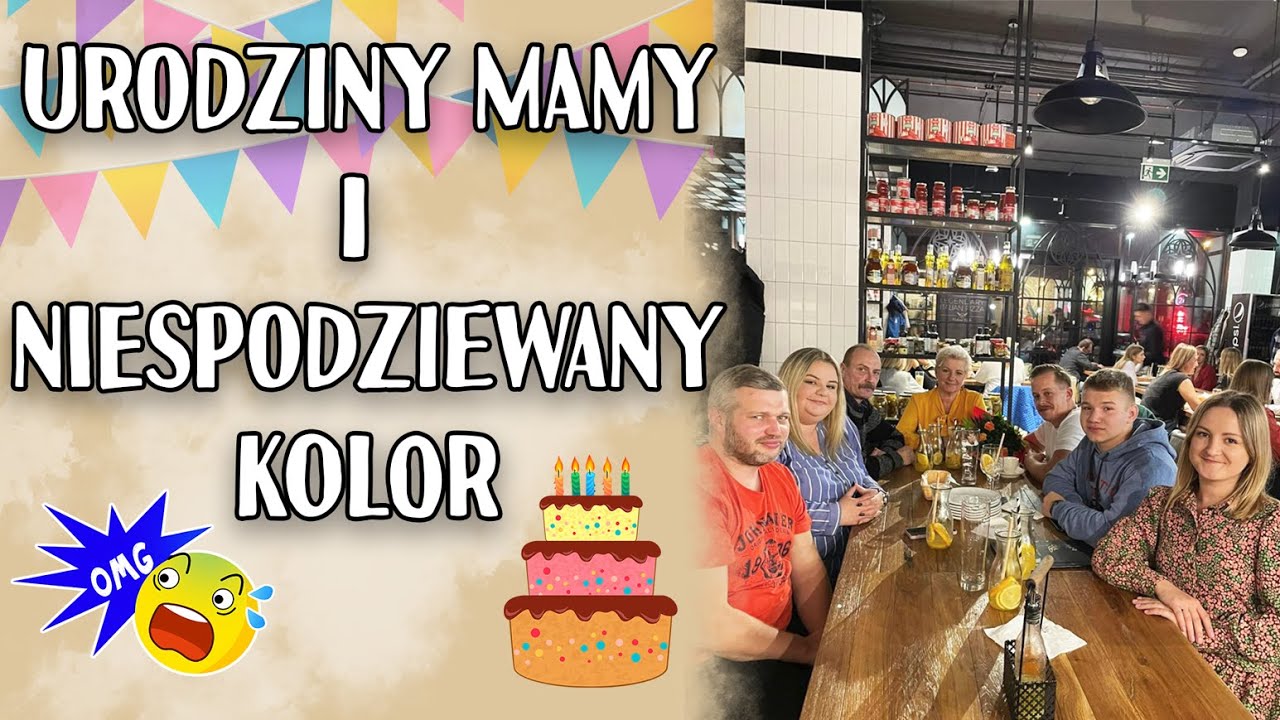 😱😱 NIESPODZIEWANY NOWY KOLOR WŁOSÓW I URODZINY MOJEJ MAMY I MADZIOF VLOG