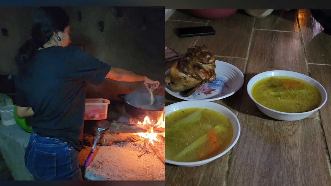 HACIENDO UNA RICA SOPA DE GALLINA INDIA 🤤🤗