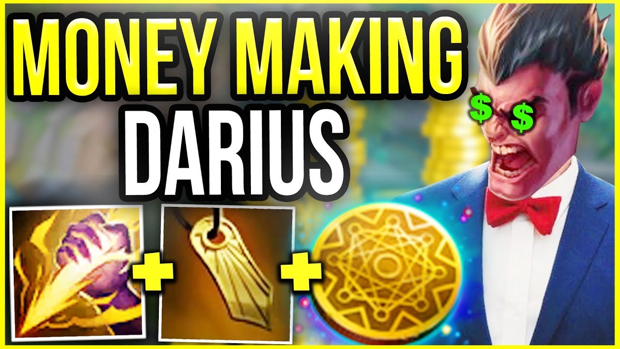 MONEY MAKING DARIUS! 25 MIN FULL BUILD EVERY GAME! (BROKEN GOLD FARMING) - League of Legends