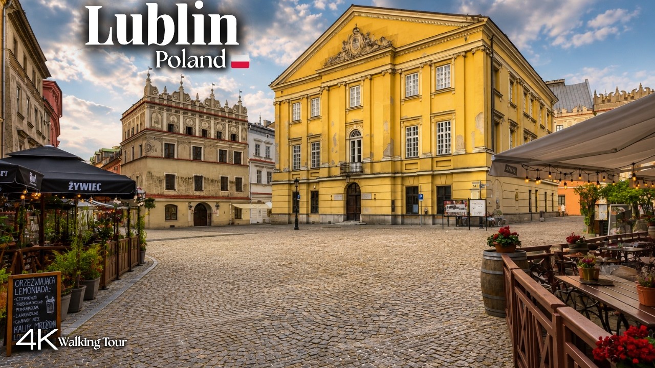 LUBLIN, Poland Walking Tour 4K &mdash; Explore One of the most Beautiful Old Town in Europe 