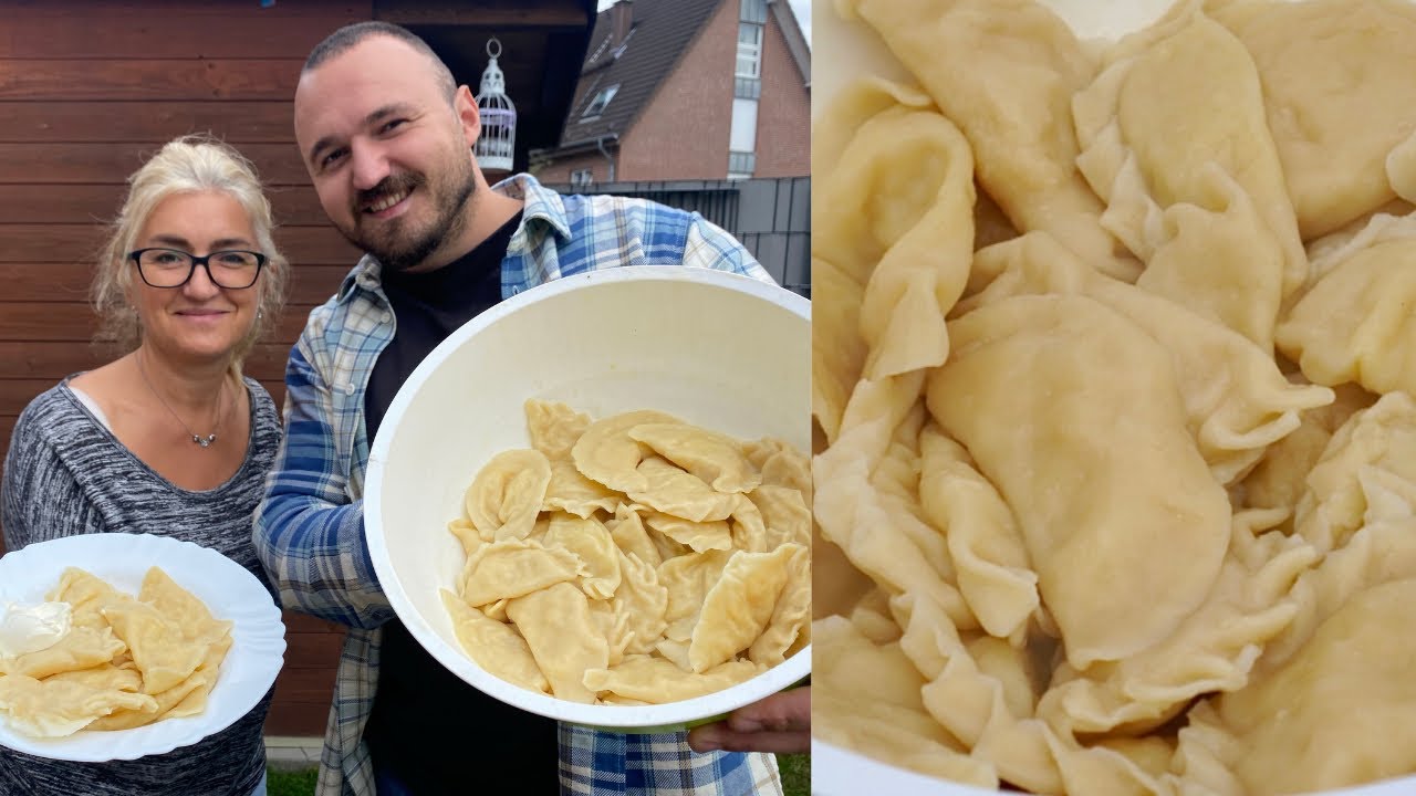 REZEPT für russische Wareniki -  Ich koche mit meiner Mama im Kazan !