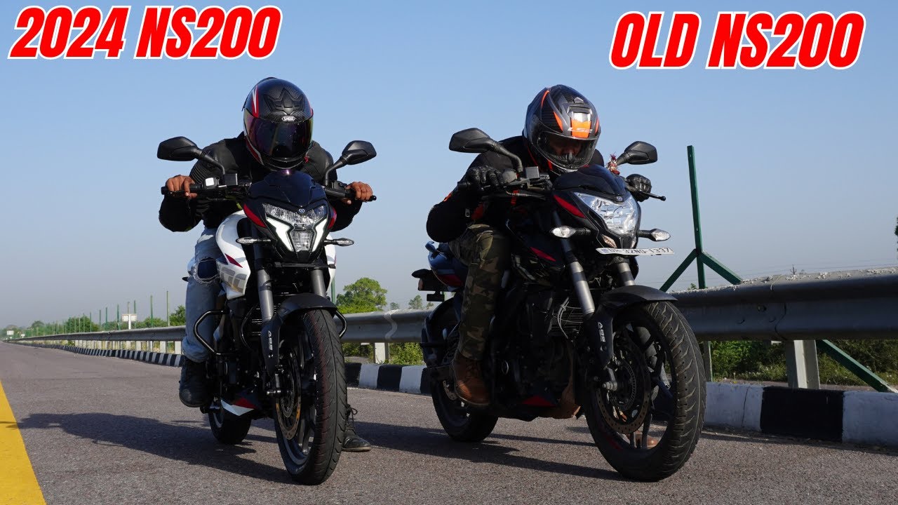 2024 NEW Pulsar NS200 vs OLD NS200 drag race