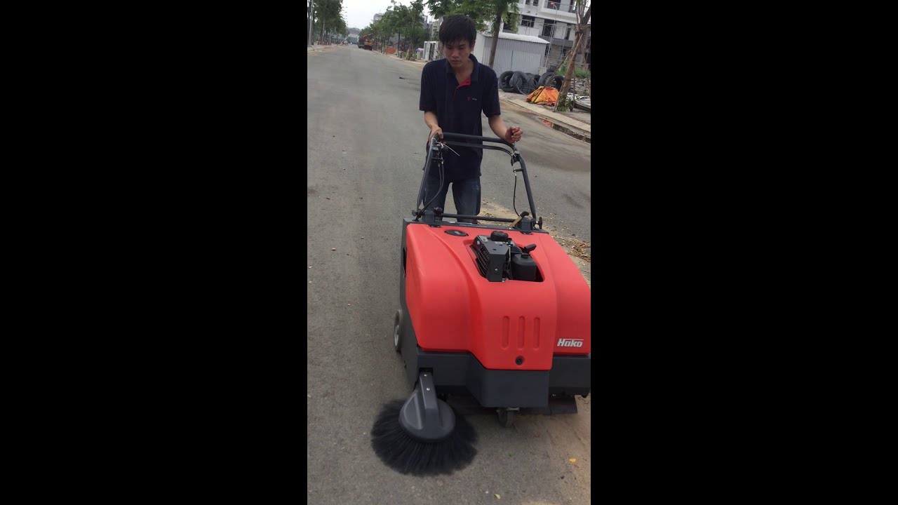 Máy quét rác đẩy tay Hako Sweepmaster P800 - Cty Việt Hà - 0918064004