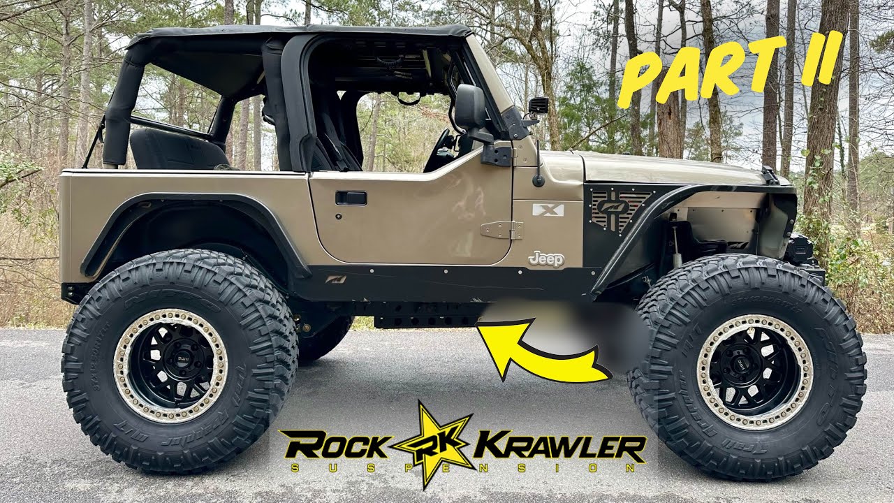 Jeep TJ Stretch | Part 2 - Rock Krawler Long Arm Center Section Install!