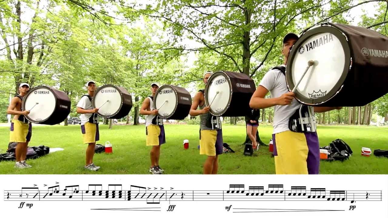 2013 Cadets Bass Line - LEARN THE MUSIC!