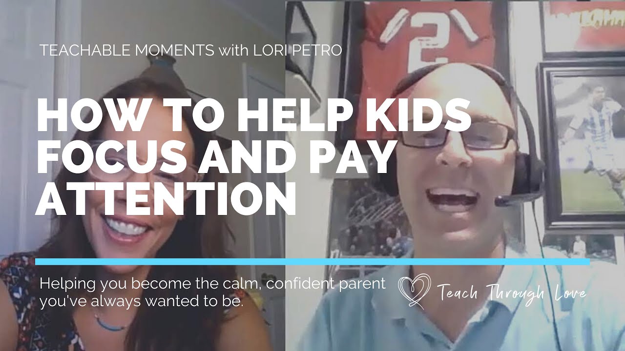 How to Help Your Kids Focus and Pay Attention (Kids do well when they can move!)