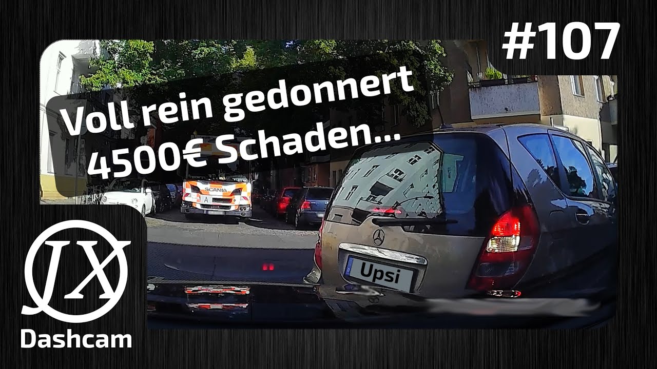 5 Unfälle & #roadrage Radfahrer bekommt Müll ins Gesicht | #107 Dashcam Compilation Berlin | Germany