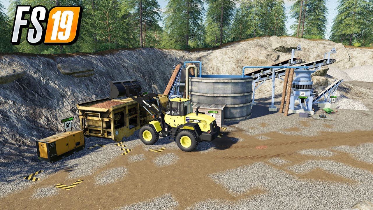 Produce And Sell Gold  Slovak Village Map Mining And Construction Farming Simulator 2019