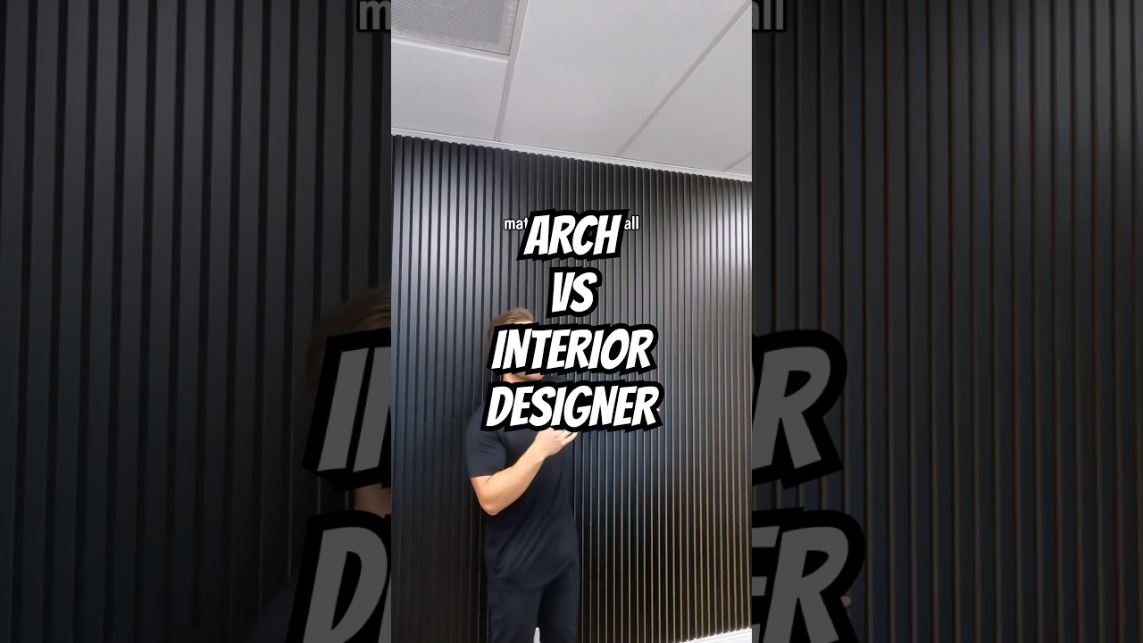 Architects vs Interior Designers #architect #interiordesign #design